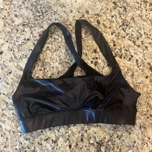 Carbon38 Criss Cross Bra in Takara Shine